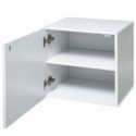 ETAGERE MURALE PORTE BLANC