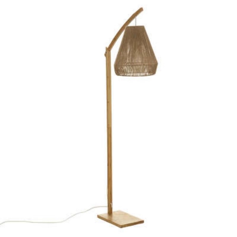 LAMPADAIRE ARC BAMBOU NATUREL