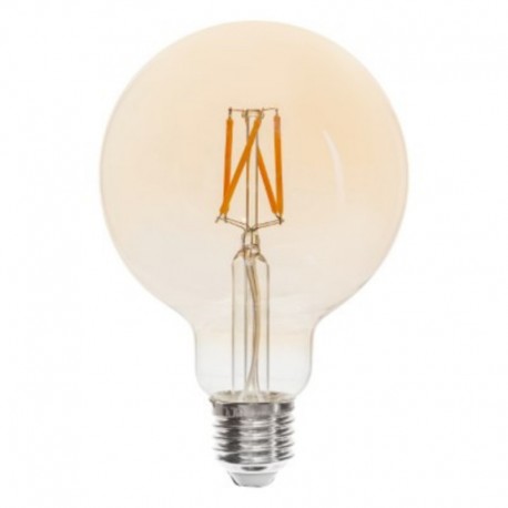 AMPOULE LED GLOBE AMBRE DROIT