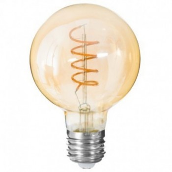 AMPOULE LED GLOBE AMBRE