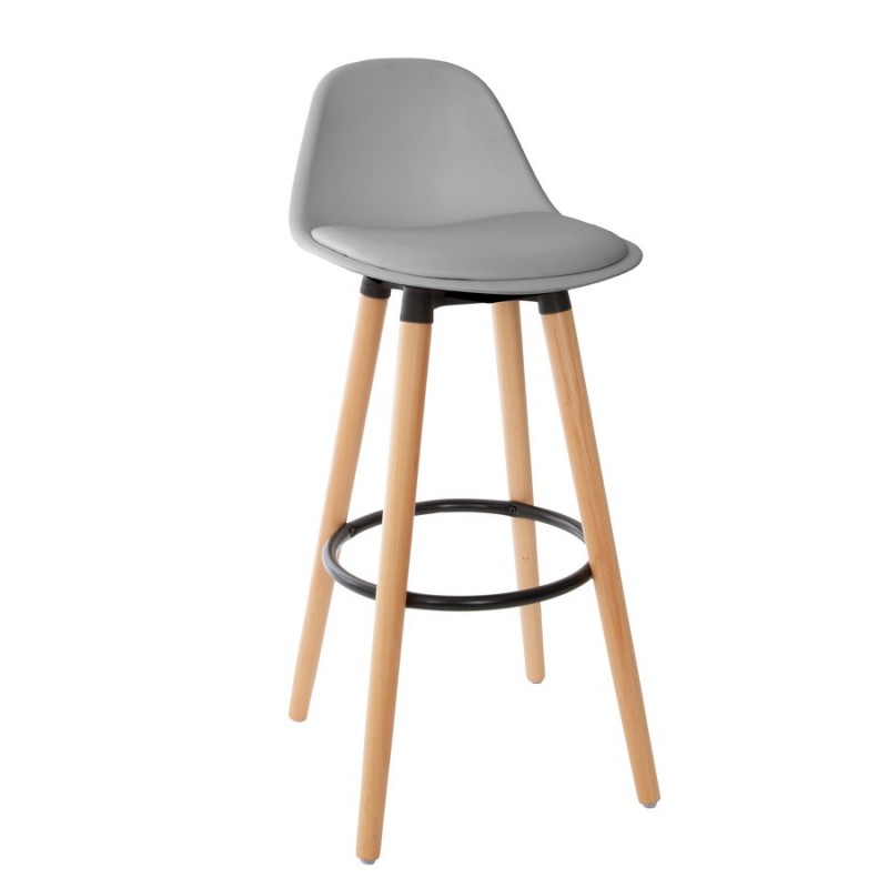 TABOURET BAR GRIS