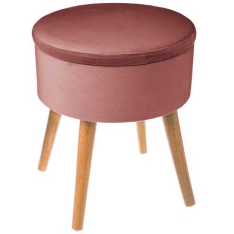 TABOURET AVEC COFFRE COLORIS