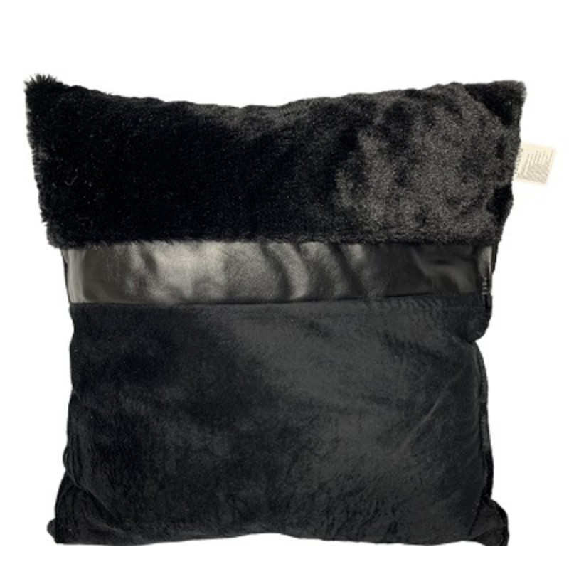 COUSSIN VELOURS NOIR