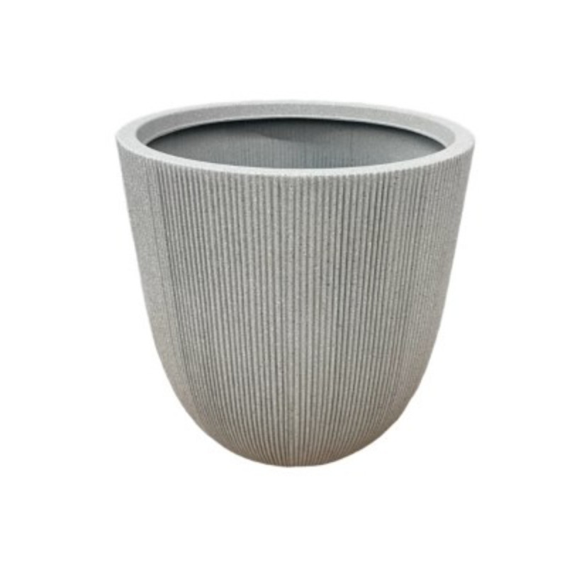 CACHE POT ROND BEIGE