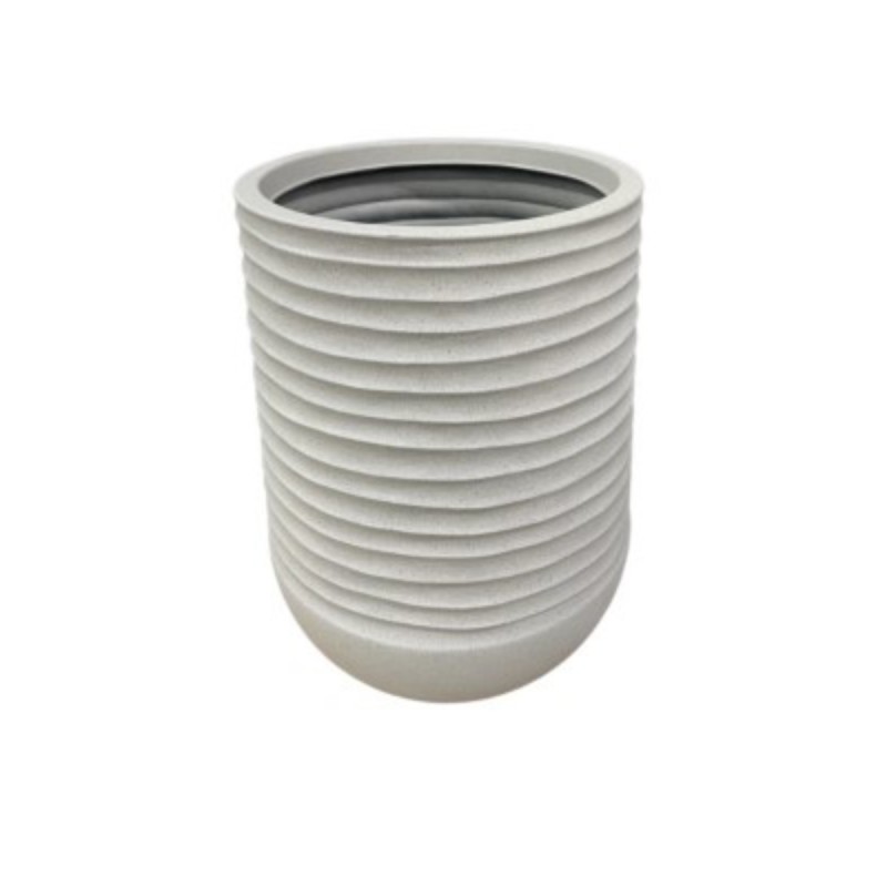 CAHE POT ROND HAUT BEIGE