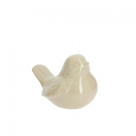 OISEAU CERAMIQUE BEIGE