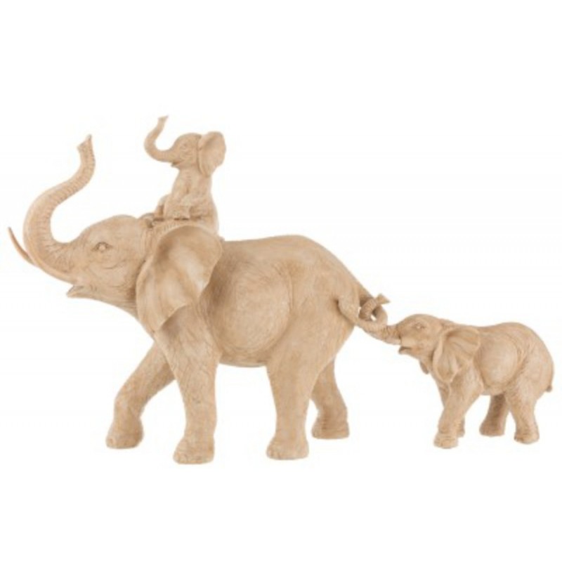 ELEPHANT AVEC ENFANT SUR LE