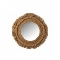 MIROIR ROND EN JUTE NATURELLE