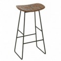 TABOURET RECTANGULAIRE EN TECK