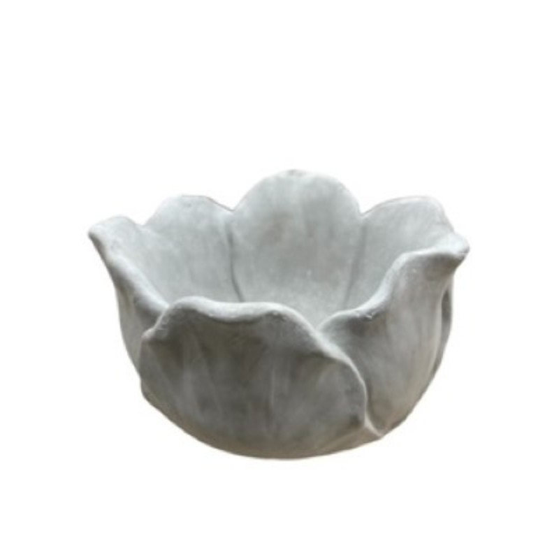 DECO FLEUR CIMENT GRIS