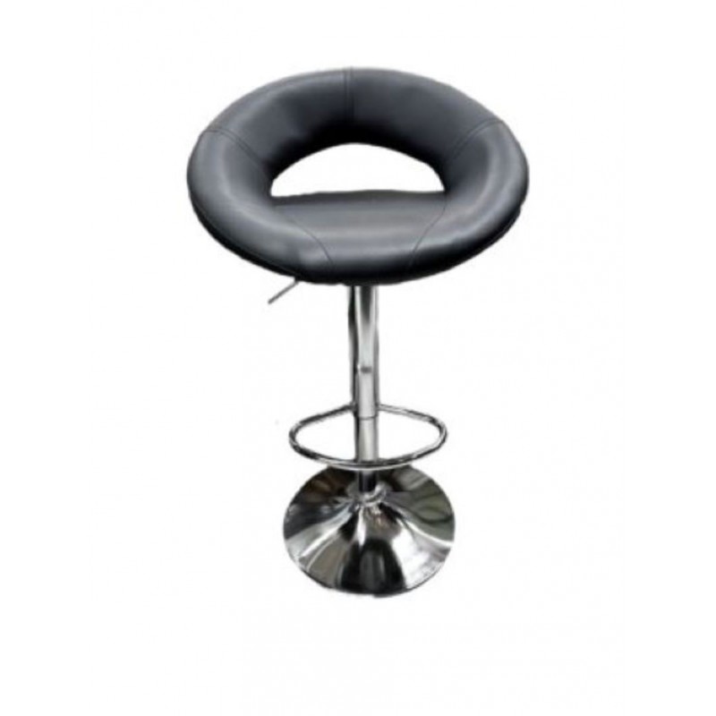 TABOURET DE BAR ASSISE NOIRE