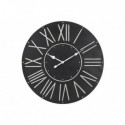 HORLOGE RONDE METAL NOIRE