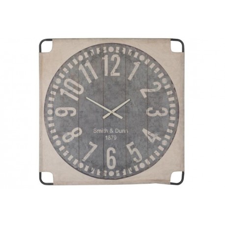 HORLOGE SUR TOILE AVEC