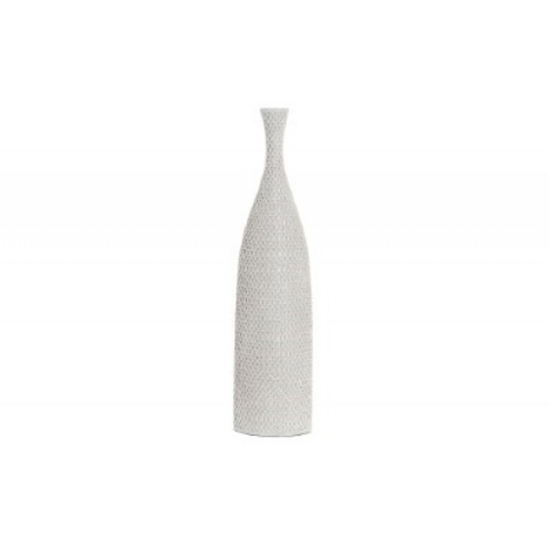 VASE EN RESINE BLANCHE