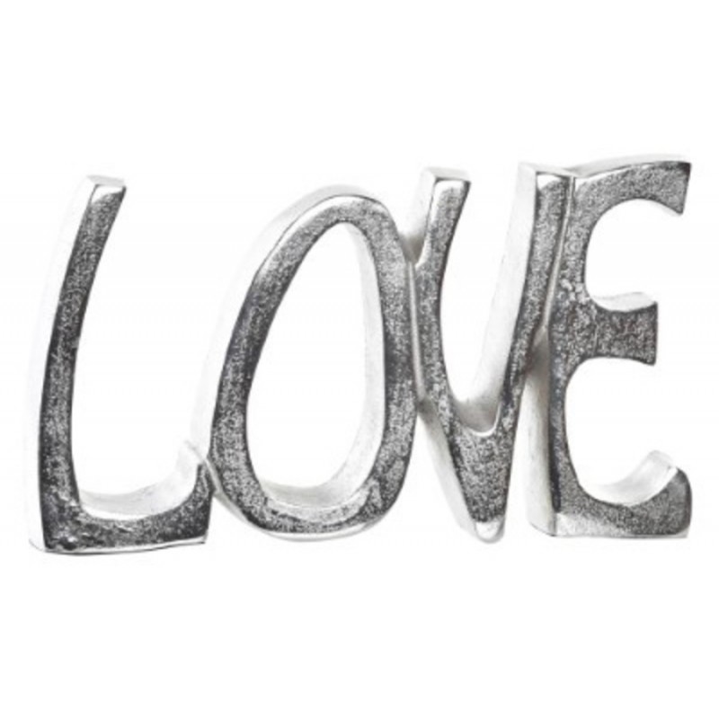 DECORATION LOVE EN ALUMINIUM