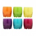 LOT DE 6 VERRES CORAL ADORA