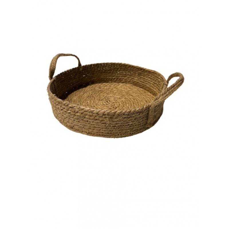 PANIER ROND EN JUTE AVEC ANSE