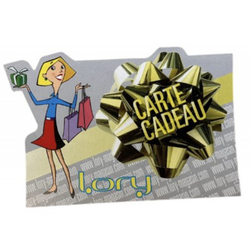 CARTE CADEAU LORY D UNE VALEUR