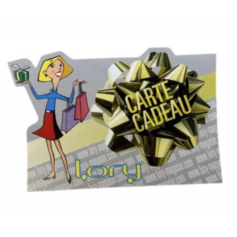 CARTE CADEAU LORY D UNE VALEUR