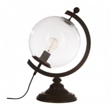 LAMPE GLOBE GINO EN VERRE