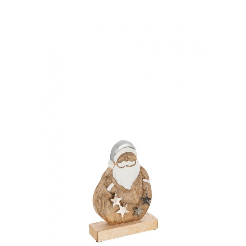 PERE NOEL EN BOIS AVEC