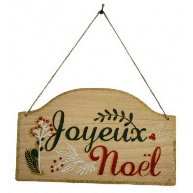 PANCARTE EN BOIS "JOYEUX