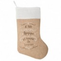 CHAUSSETTE DE NOEL EN JUTE