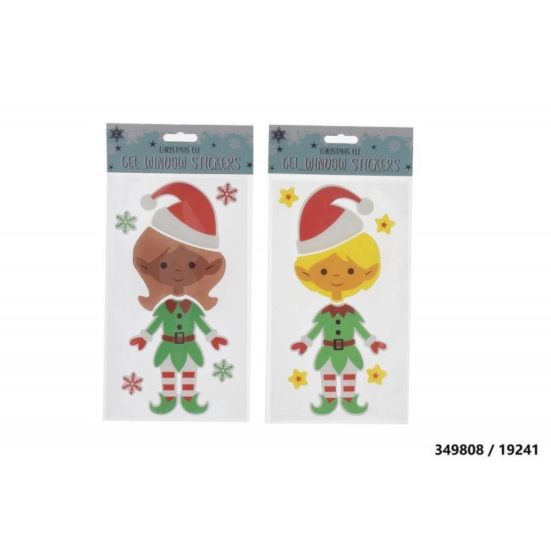 STICKER GEL LUTIN AVEC FLOCONS