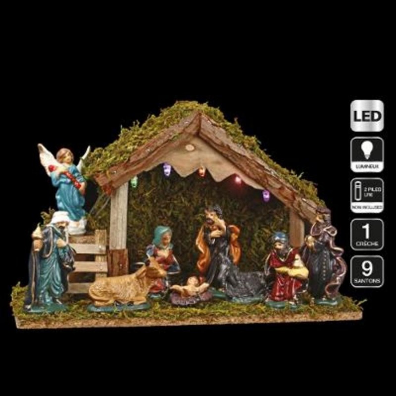 CRECHE NOEL LUMINEUSE