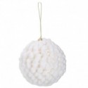 BOULE DE NOEL ASPECT COTON