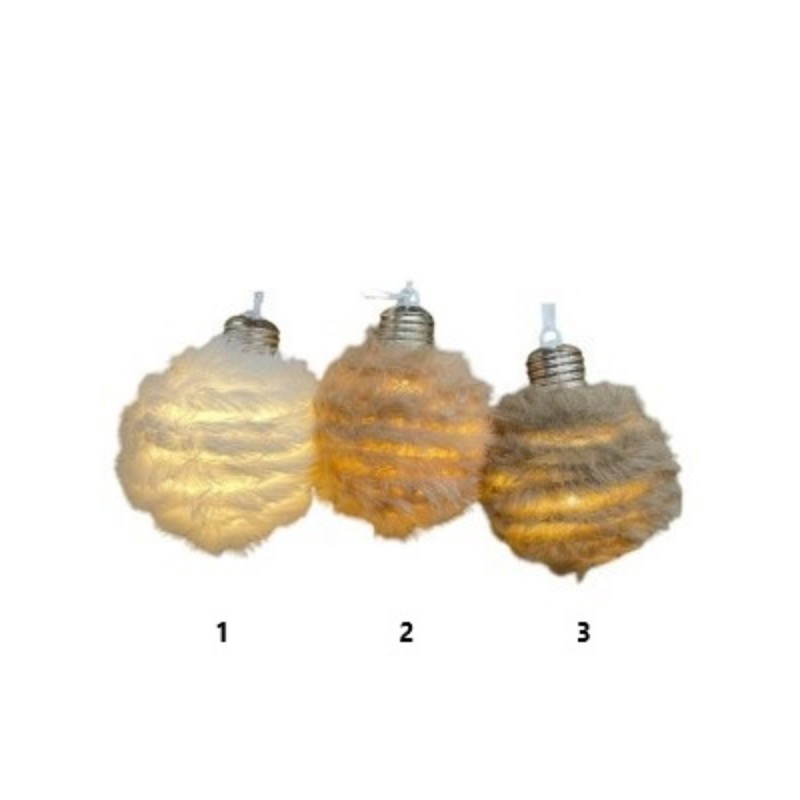 BOULE DE NOEL AMPOULE LED