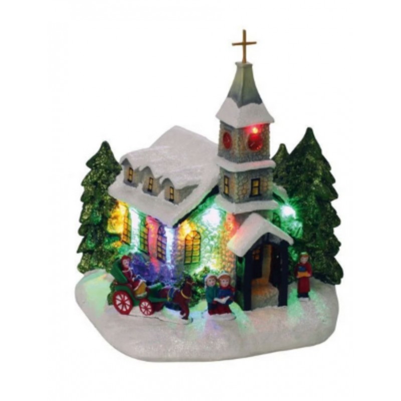 EGLISE 10 LED H23.5X23.5CM