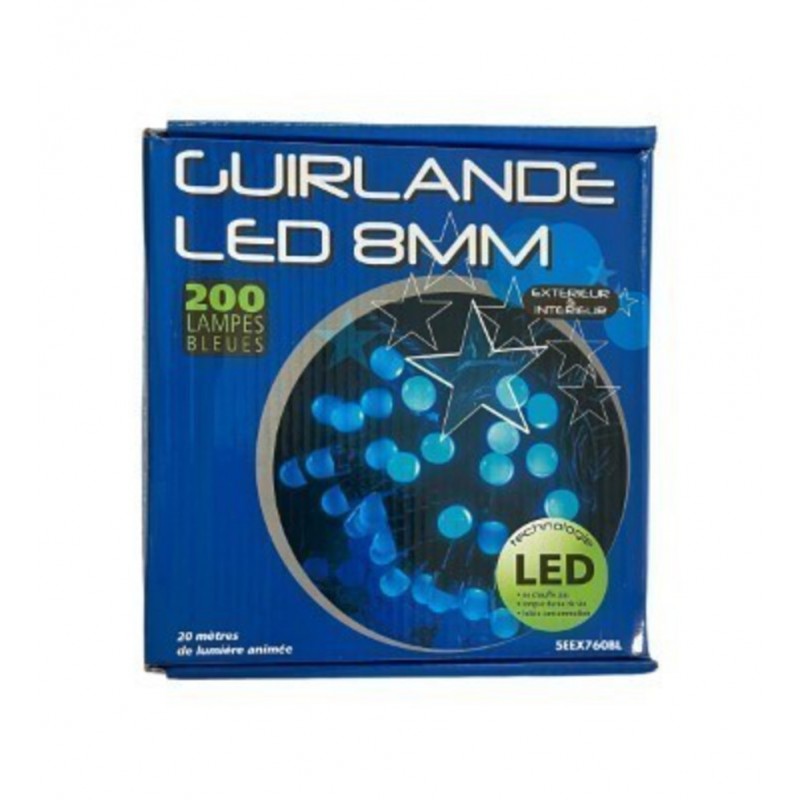 GUIRLANDE 200LED 20M 8MM