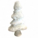 SAPIN EN FOURRURE BLANCHE