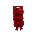 NOEUDS DECORATIFS ROUGES X3PCS