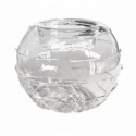 BOUGEOIR EN VERRE D8CM