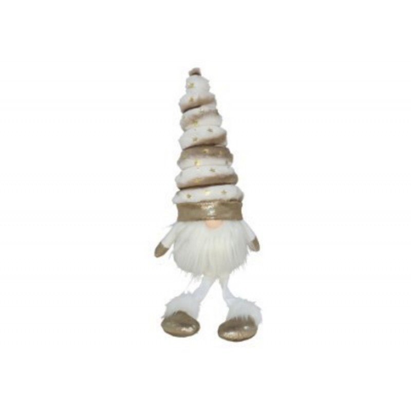 GNOME ASSIS BLANC ET BEIGE