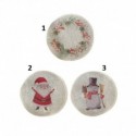 SET DE TABLE ROND DECOR NOEL