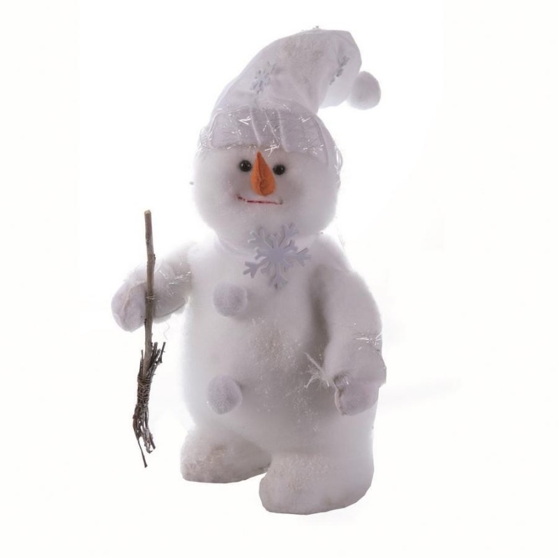 BONHOMME DE NEIGE AVEC BALAI