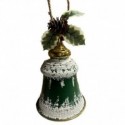 CLOCHE EN METAL VERT ENNEIGE