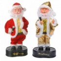 PERE NOEL CHANTEUR+MICRO H30CM