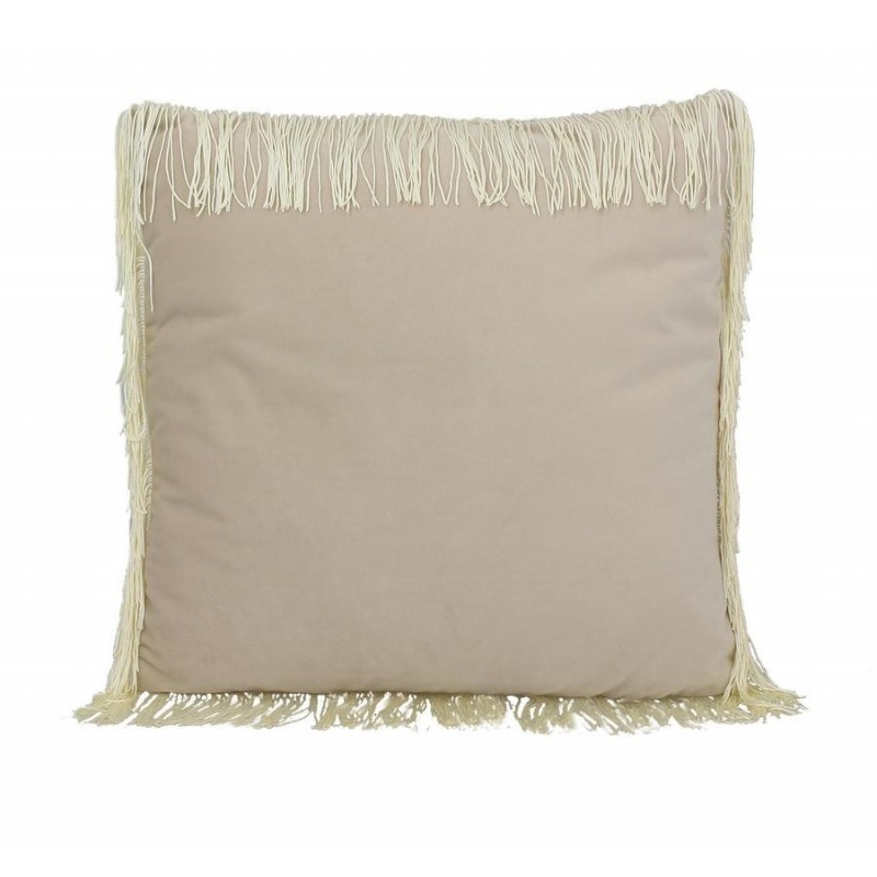 COUSSIN VELOURS ECRU A FRANGES