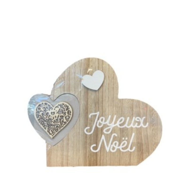 DECORATION COEUR EN BOIS