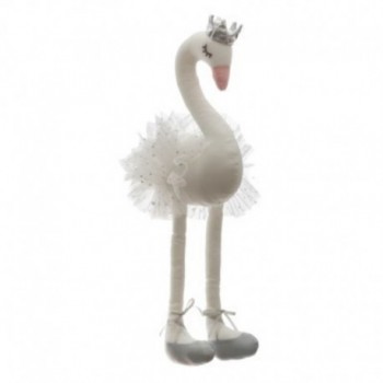 PELUCHE CYGNE BLANC H38CM