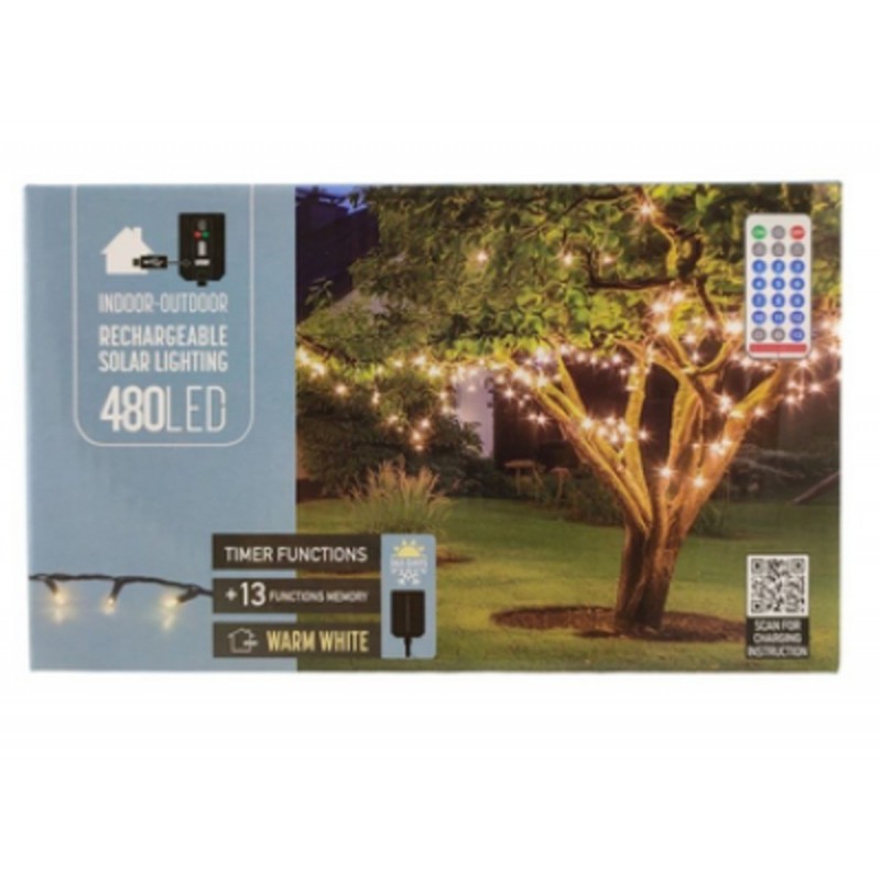 GUIRLANDE SOLAIRE 480LED