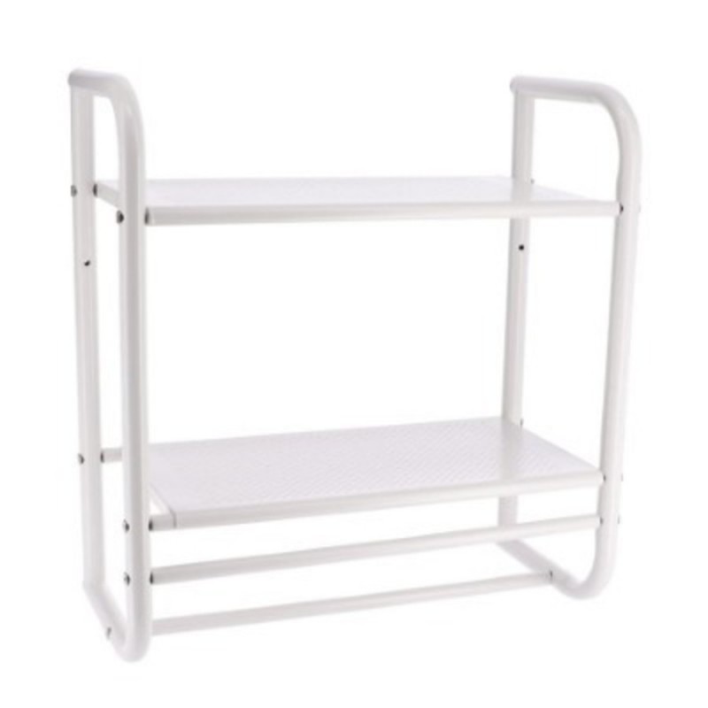 ETAGERE MURALE METAL BLANC