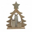 ORN SAPIN BOIS 25X6X30CM NATUR