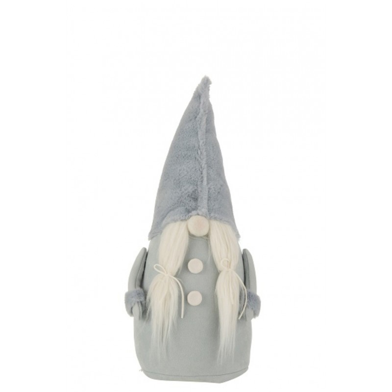 GNOME DEBOUT TEXTILE BLEU