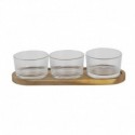 SET APERITIF ACACIA COUPELLE