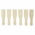 SPATULE A RACLETTE EN BOIS X6